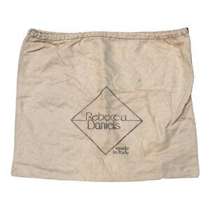 Rebecca Daniels Beige Dust Bag 15" X 12" Made In Italy Handbag Purse Accessory